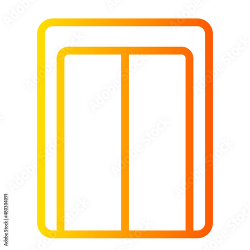 elevator gradient icon