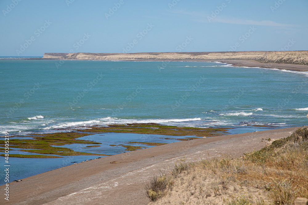 view from the beach