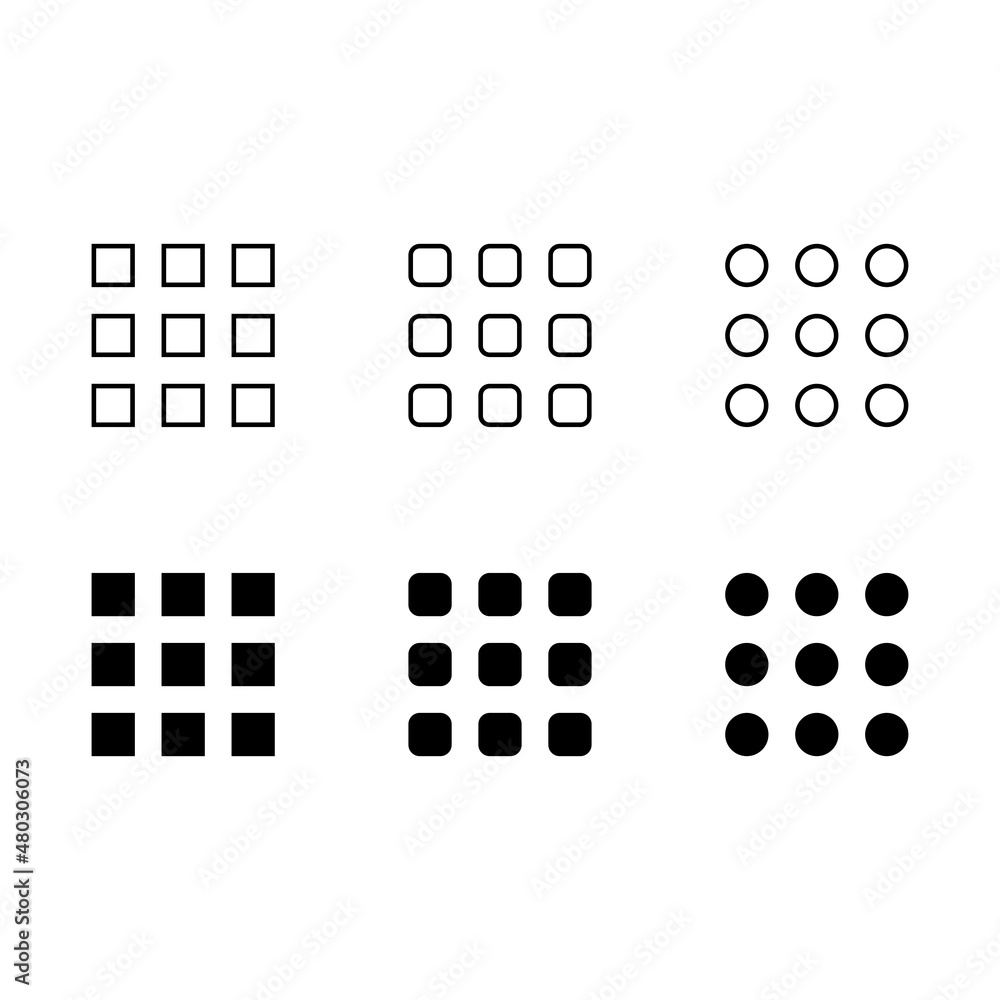 menu and ui icons set menu and ui icons set