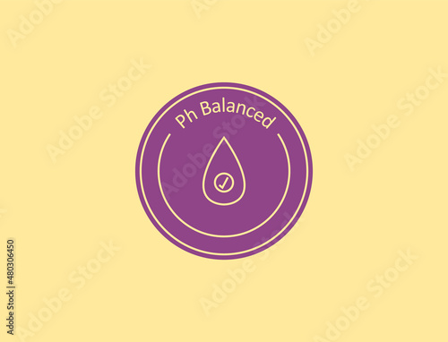 Ph balanced icon vector illustration