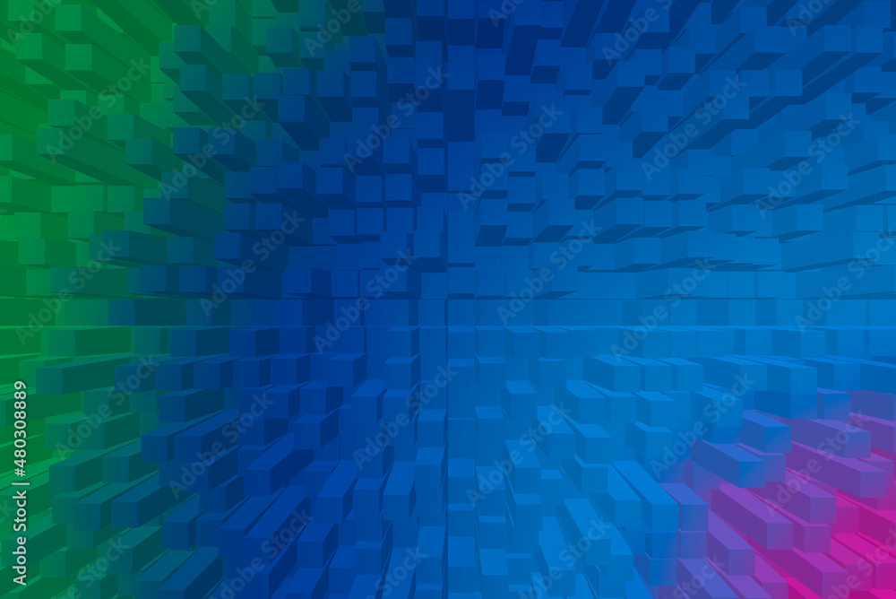 Vivid abstract background - Cubes Vivid abstract background - Cubes