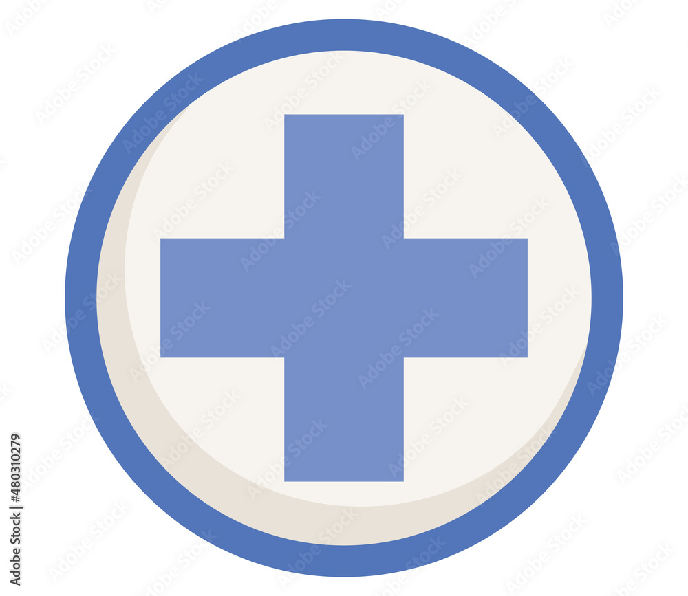 Fototapeta premium medical cross icon