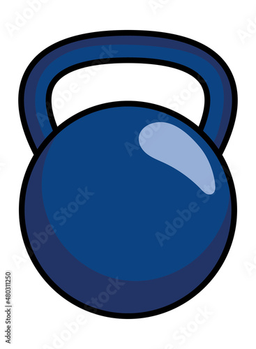 gym kettlebell icon