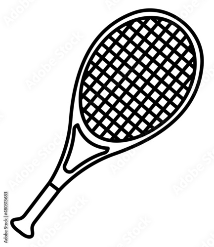 tennis racket icon image © Jeronimo Ramos