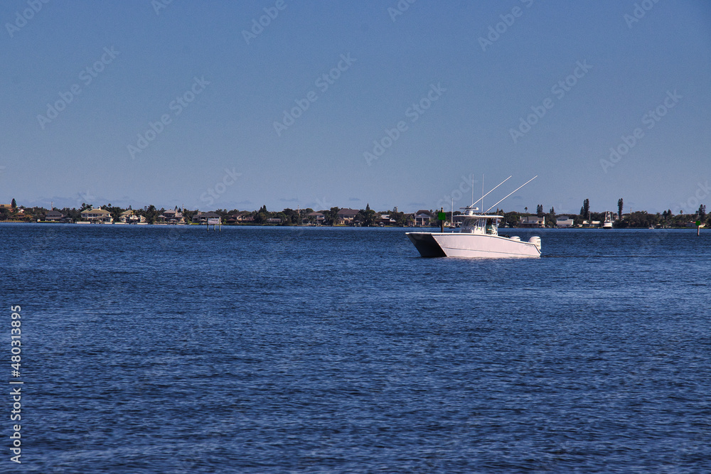 Enjoying a sunny winter day in Eau Gallie Florida on the waterfront