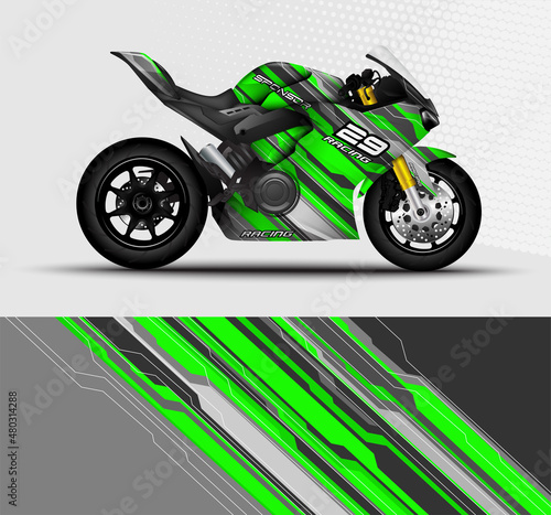 Motorcycle Sportbikes wrap decal and vinyl sticker design