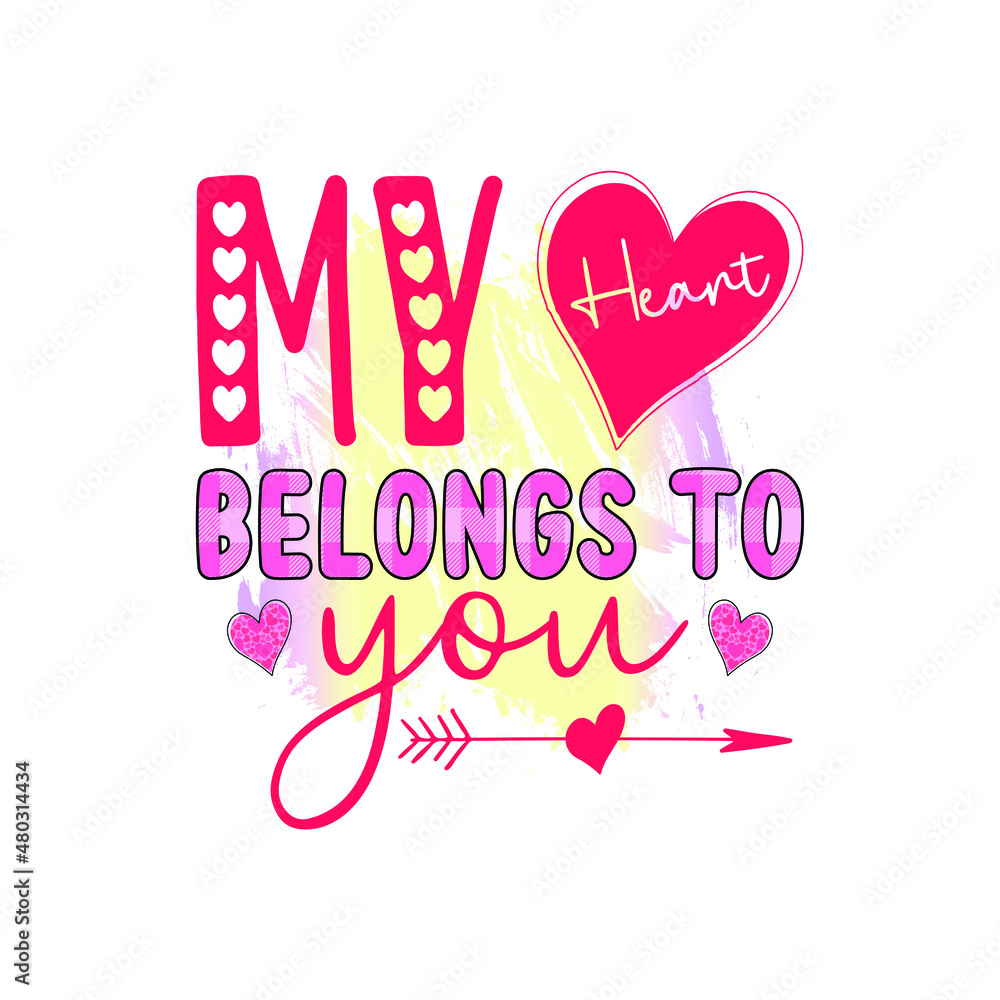 my heart belongs to you