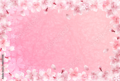 桜　春　花　背景