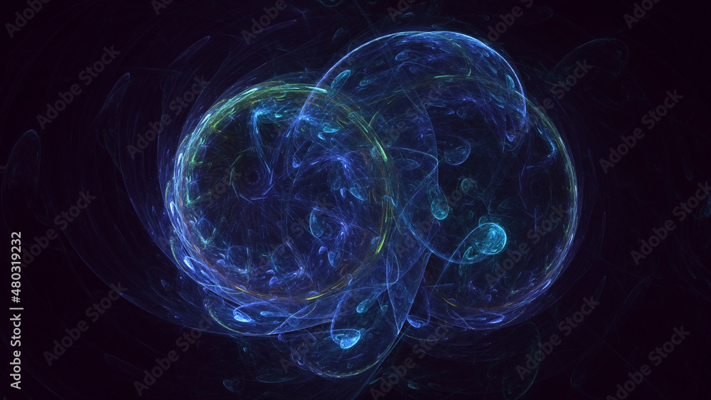3D rendering abstract multicolor technology fractal light background 3D rendering abstract multicolor technology fractal light background