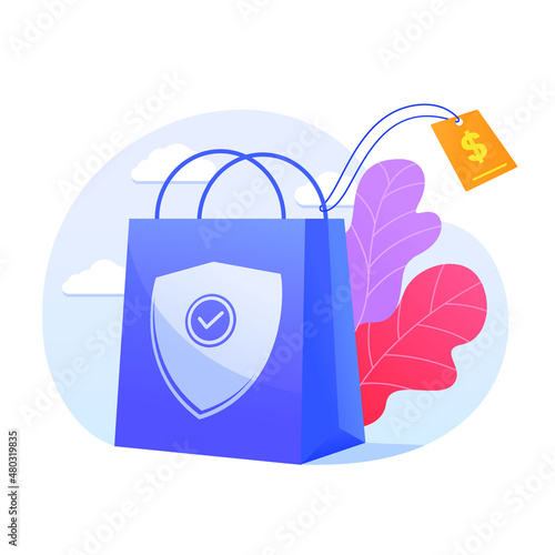 Vector graphic of world consumer right day good for world consumer right day celebration. flat design. flyer design.flat illustration.