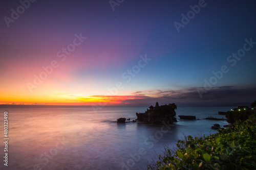 sunset over the sea © Gede