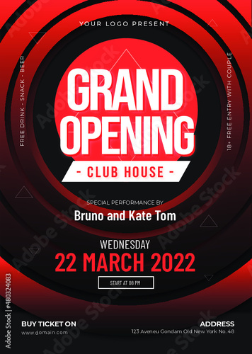 Grand Opening Flyer