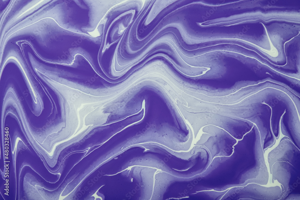 Abstract fluid art background dark purple and white colors. Liquid marble. Acrylic painting with violet gradient. Abstract fluid art background dark purple and white colors. Liquid marble. Acrylic painting with violet gradient.
