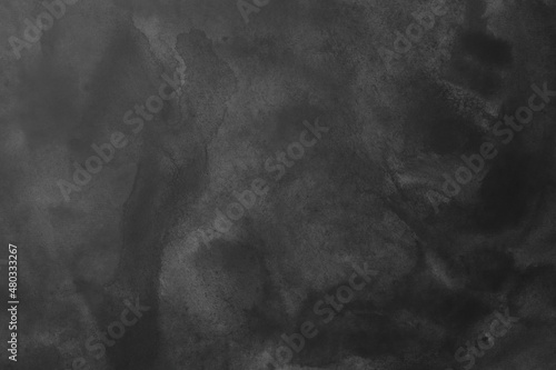 黒色の水彩テクスチャ背景