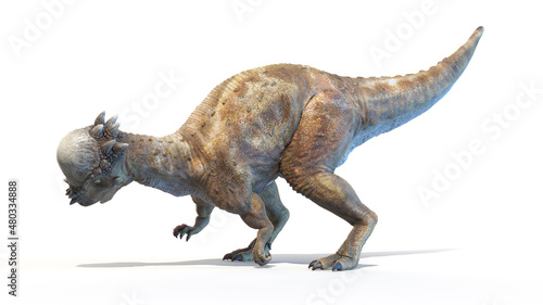3d rendered illustration of a Pachycephalosaurus © Sebastian Kaulitzki