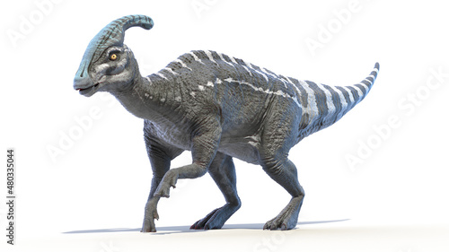 Fototapeta Naklejka Na Ścianę i Meble -  3d rendered illustration of a Parasaurolophus