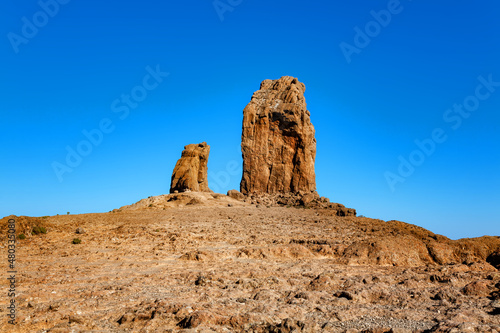 Roque Nublo, Gran Canaria, Canary Islands, Spain.