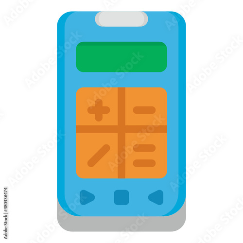 calculator flat icon