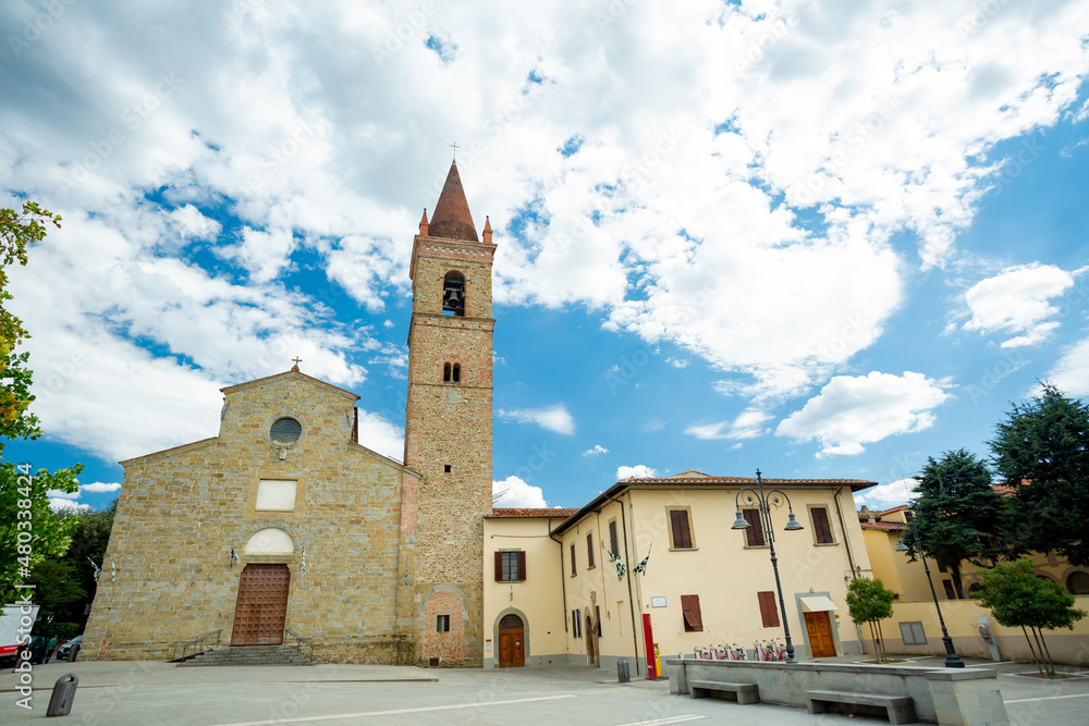 Saint Augustine church in Arezzo, Italy