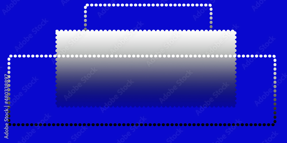 Obraz premium blue and film strip