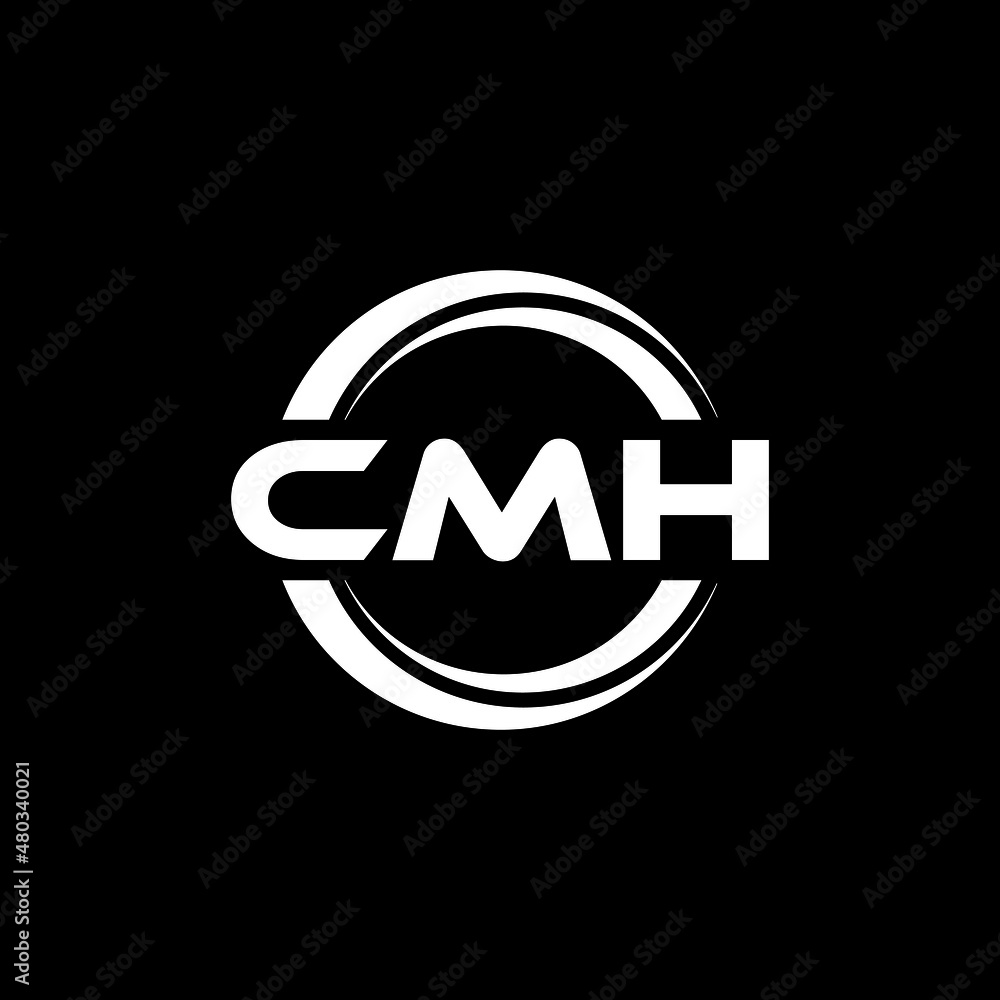 CMH letter logo design with black background in illustrator, vector logo modern alphabet font overlap style. calligraphy designs for logo, Poster, Invitation, etc. CMH letter logo design with black background in illustrator, vector logo modern alphabet font overlap style. calligraphy designs for logo, Poster, Invitation, etc.