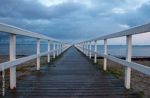 wooden pier on the sea © babaroga