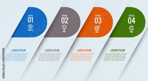 .Creative business infographic concept web banner design