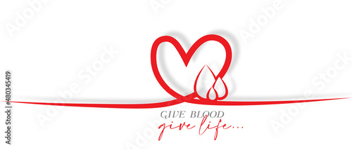 Foto giving blood concept