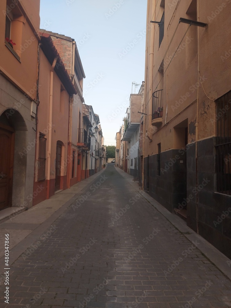 Obraz premium narrow street in old town