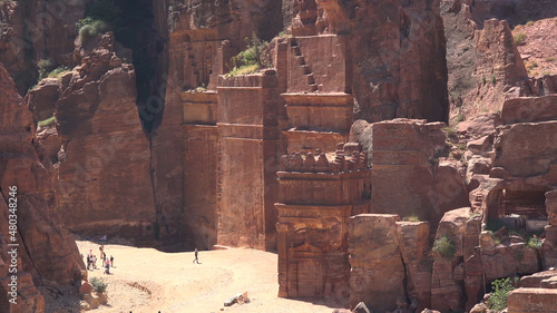 Street of Facades in Petra - Jordan, World Heritage Site