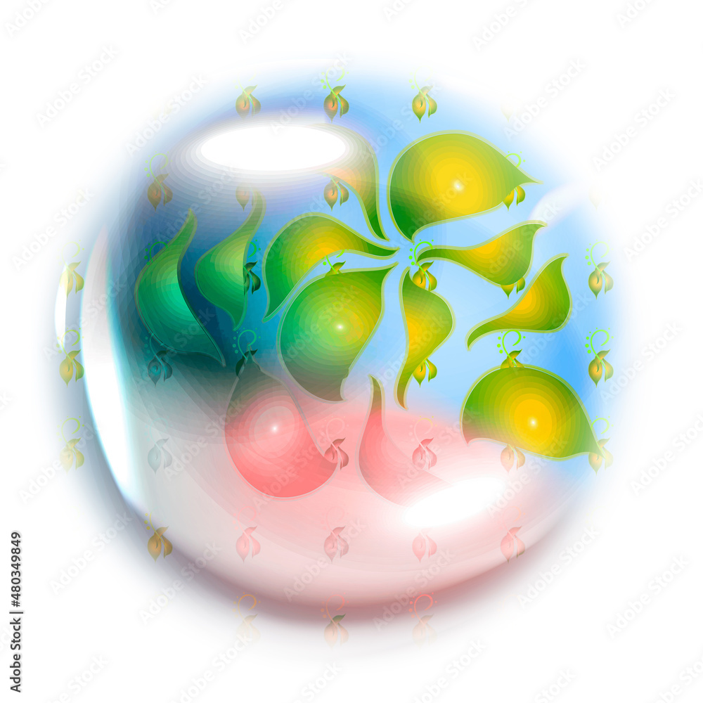 A round spot. Sublimation for keychain and jewelry. A drop of water with a pattern.Transparent epoxy resin.3d effect.Spring theme. A round spot. Sublimation for keychain and jewelry. A drop of water with a pattern.Transparent epoxy resin.3d effect.Spring theme.