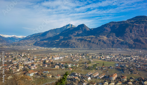 Bild auf Leinwand Lana in South Tyrol