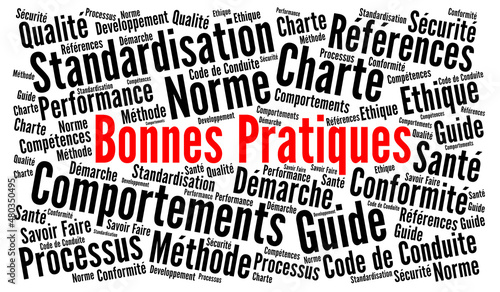 Foto Bonnes pratiques nuage de mots