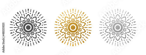 Beautiful Mandala Ornament - Vector Set