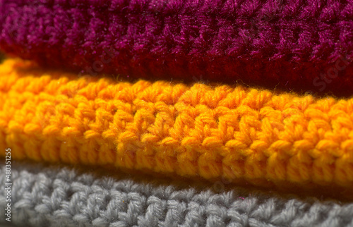Colorful wool texture background