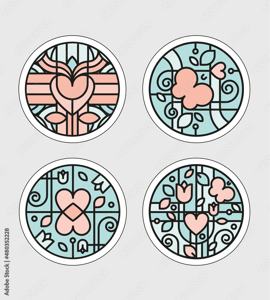 célébrer la saint-valentin, mariage, anniversaire. Sticker, tampon, symbole, amour, union, fête, célébration. faire-part, cadeau, invitation. Lignes, vecteur, vitrail, modifiable, pastel célébrer la saint-valentin, mariage, anniversaire. Sticker, tampon, symbole, amour, union, fête, célébration. faire-part, cadeau, invitation. Lignes, vecteur, vitrail, modifiable, pastel