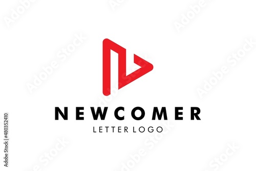 Letter N Logo : Suitable for Company Theme, Technology Theme, Initial Theme, Infographics and Other Graphic Related Assets.