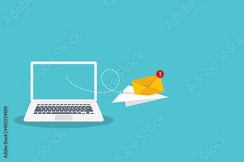 Newsletter concept. 