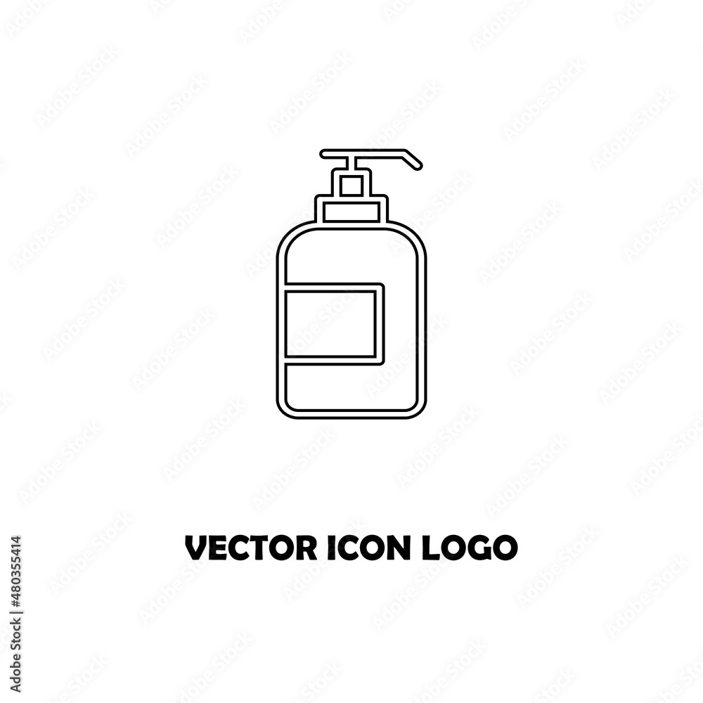 Clean spray vector icon logo illustration Clean spray vector icon logo illustration