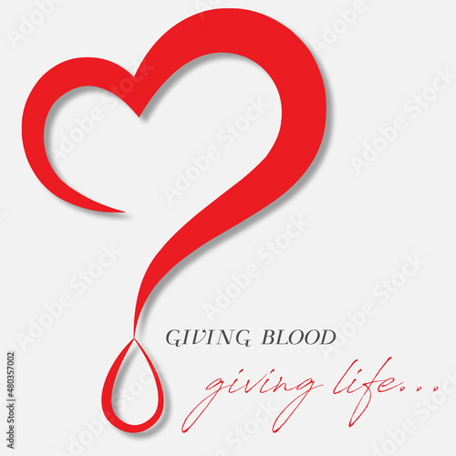 Foto giving blood concept