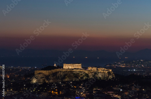 Acropolis nightfall © Michel