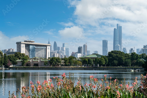 Modern cityscape of Guangzhou, China