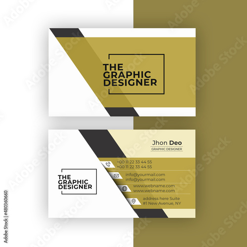 Business Card Set- Creative and Clean Business Card Template.