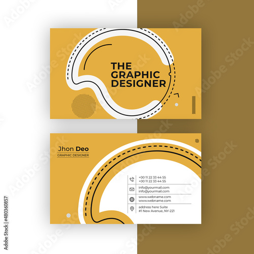 Business Card Set- Creative and Clean Business Card Template.