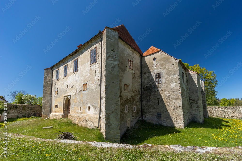 Cuknstejn Fortress near Nove hrady, Southern Bohemia, Czech Republic