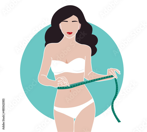 Woman perfect body measure