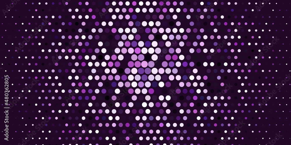 Light Purple vector pattern with spheres. Light Purple vector pattern with spheres.