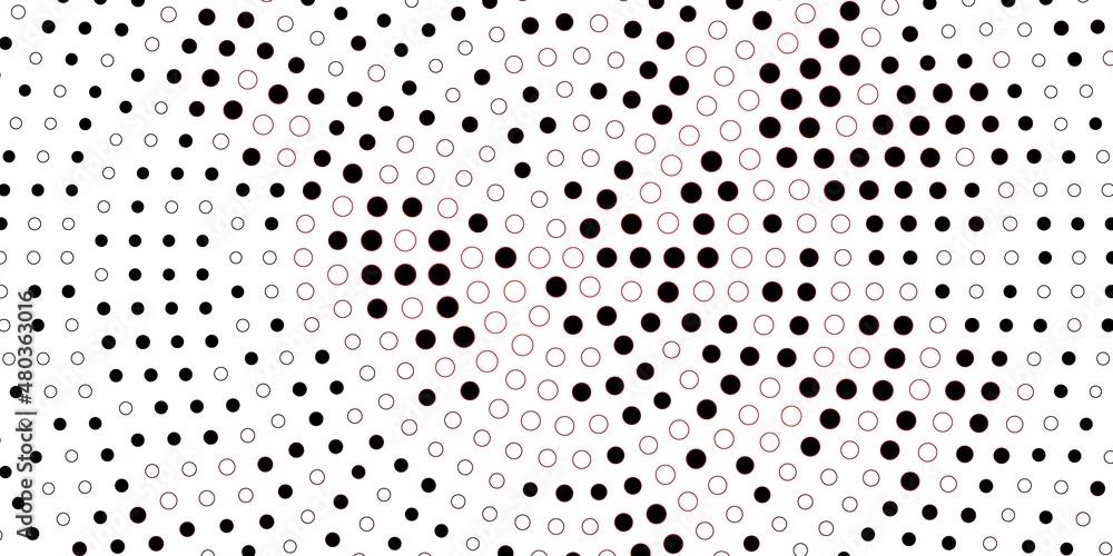 Dark Red vector background with bubbles. Dark Red vector background with bubbles.