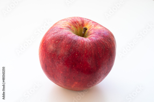 Red apple isolated on white background