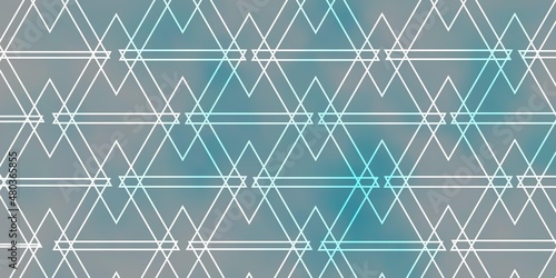 Light BLUE vector texture with lines, triangles.